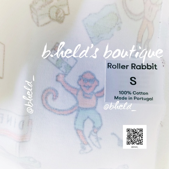 Roller Rabbit On The Road Polo Pajamas in White Size Small (S) Brand New NWT - Picture 7 of 16